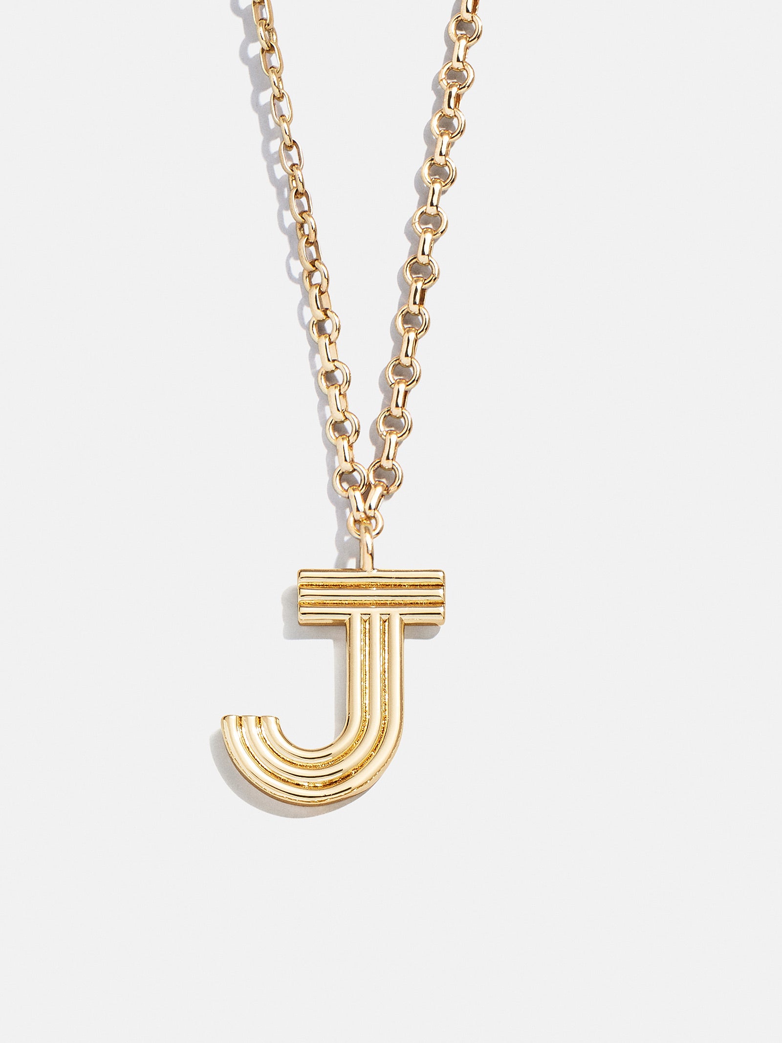Retro Letter Initial Necklace - Gold - Image 12