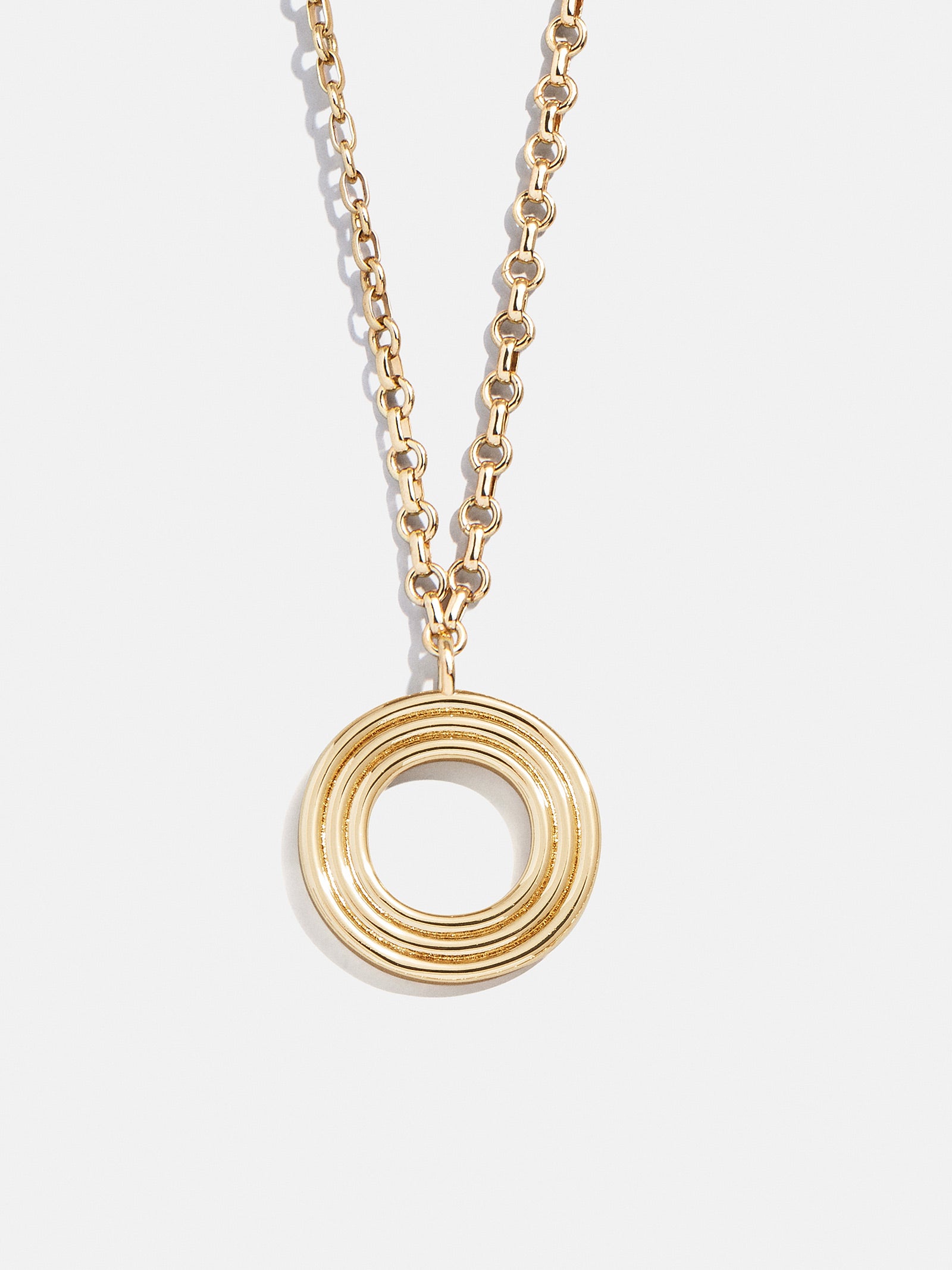 Retro Letter Initial Necklace - Gold - Image 17