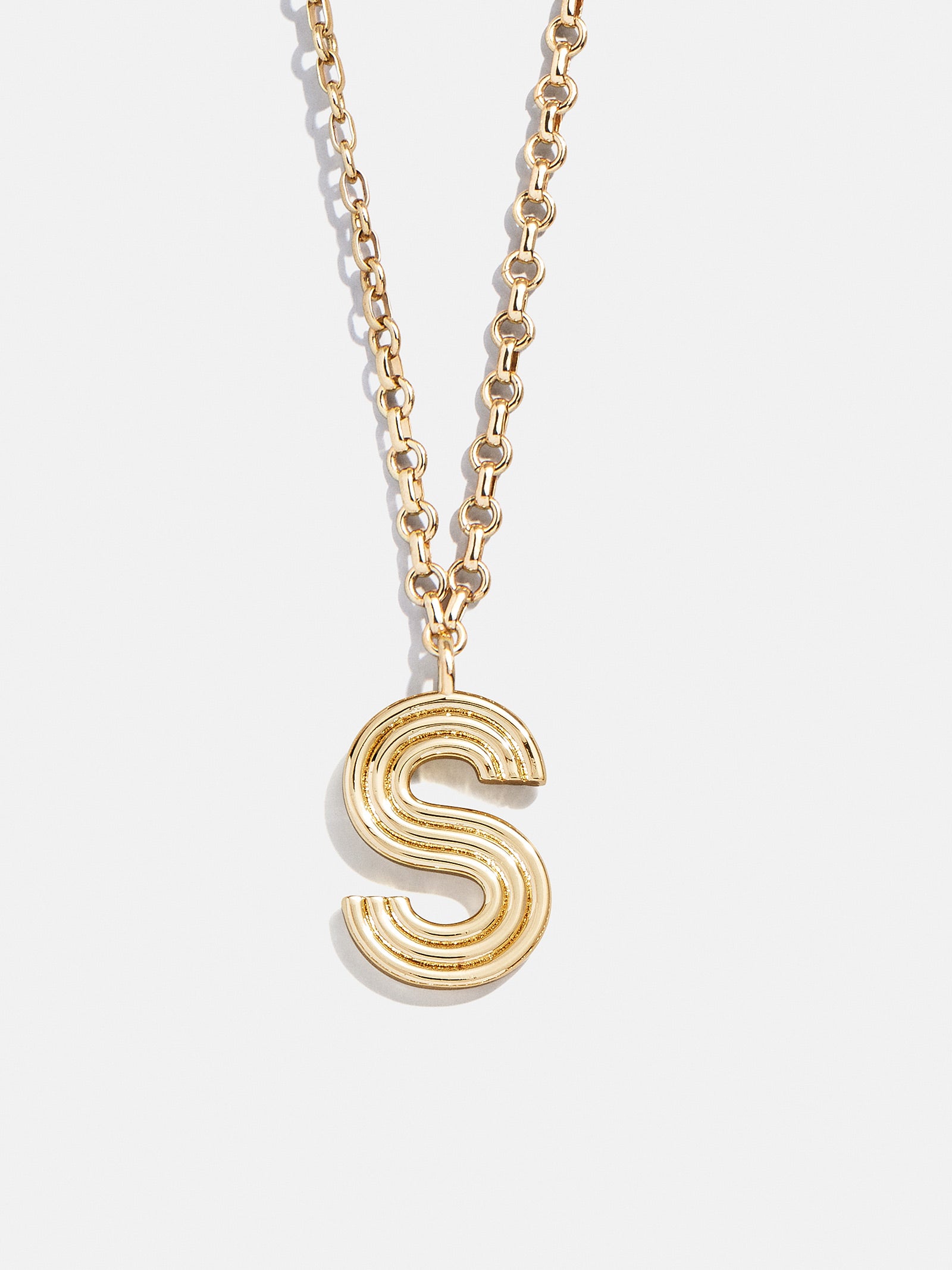 Retro Letter Initial Necklace - Gold - Image 21