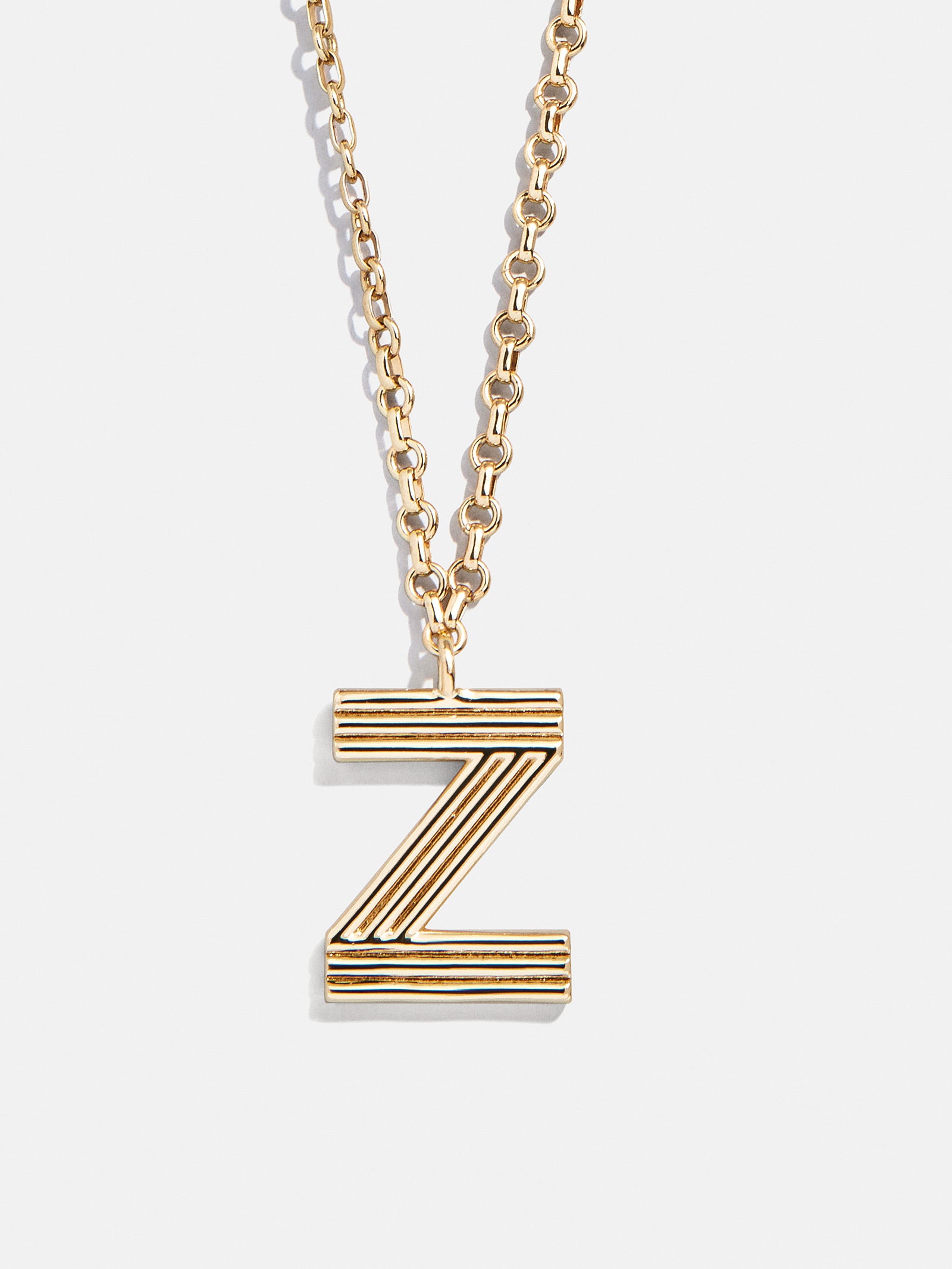 Retro Letter Initial Necklace - Gold - Image 28
