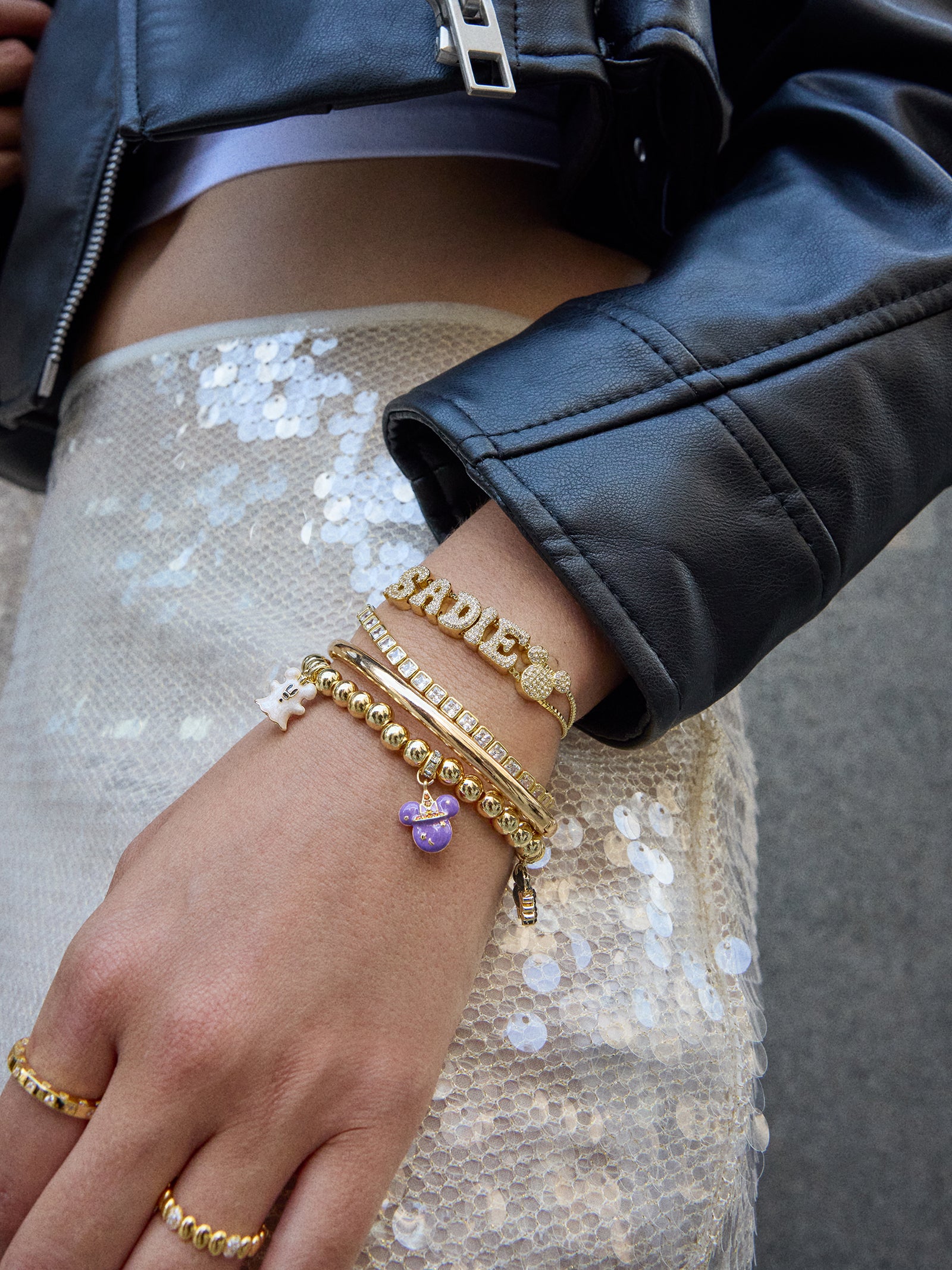 Disney Mickey Mouse Halloween Charm Bracelet - All Hallows' Hue - Image 2