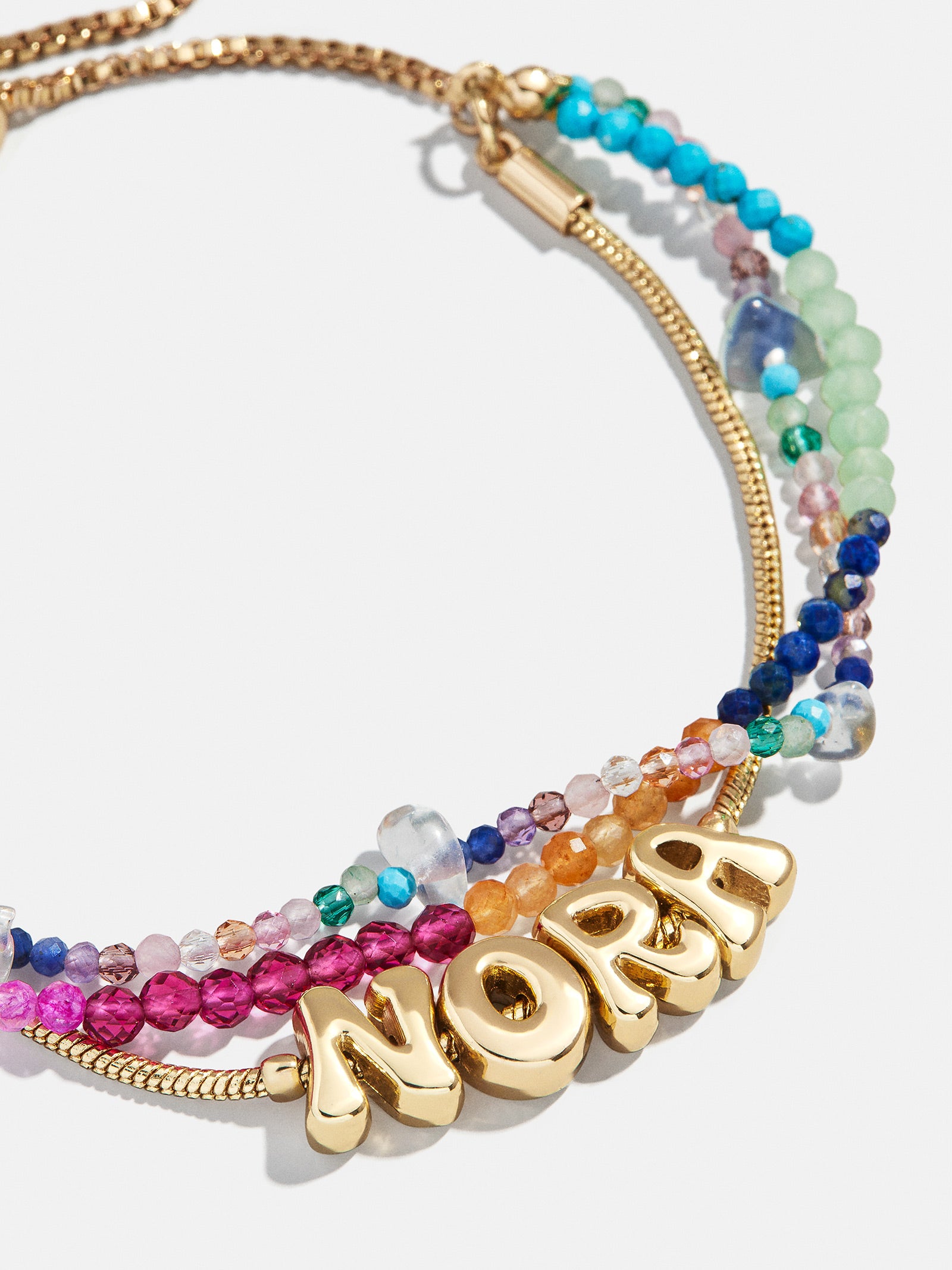 Rowan Semi-Precious Custom Layered Bracelet - Santorini
