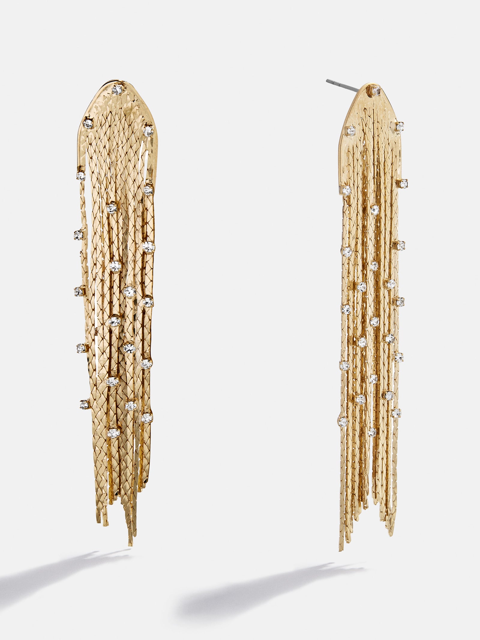 Elektra Fringe Earrings - Gold