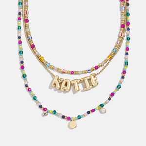 Rowan Semi-Precious Custom Layered Necklace - St. Tropez