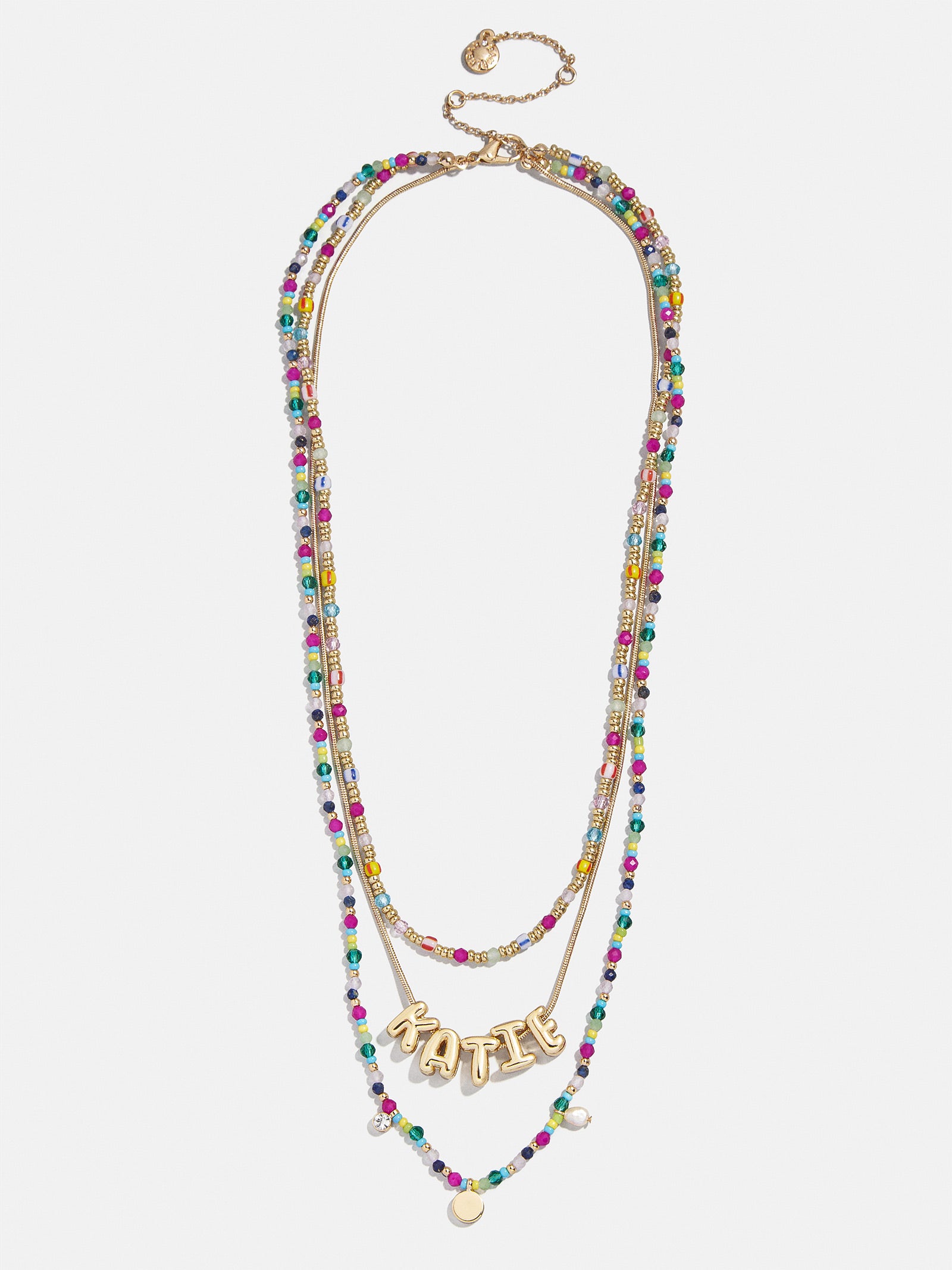 Rowan Semi-Precious Custom Layered Necklace - St. Tropez - Image 5