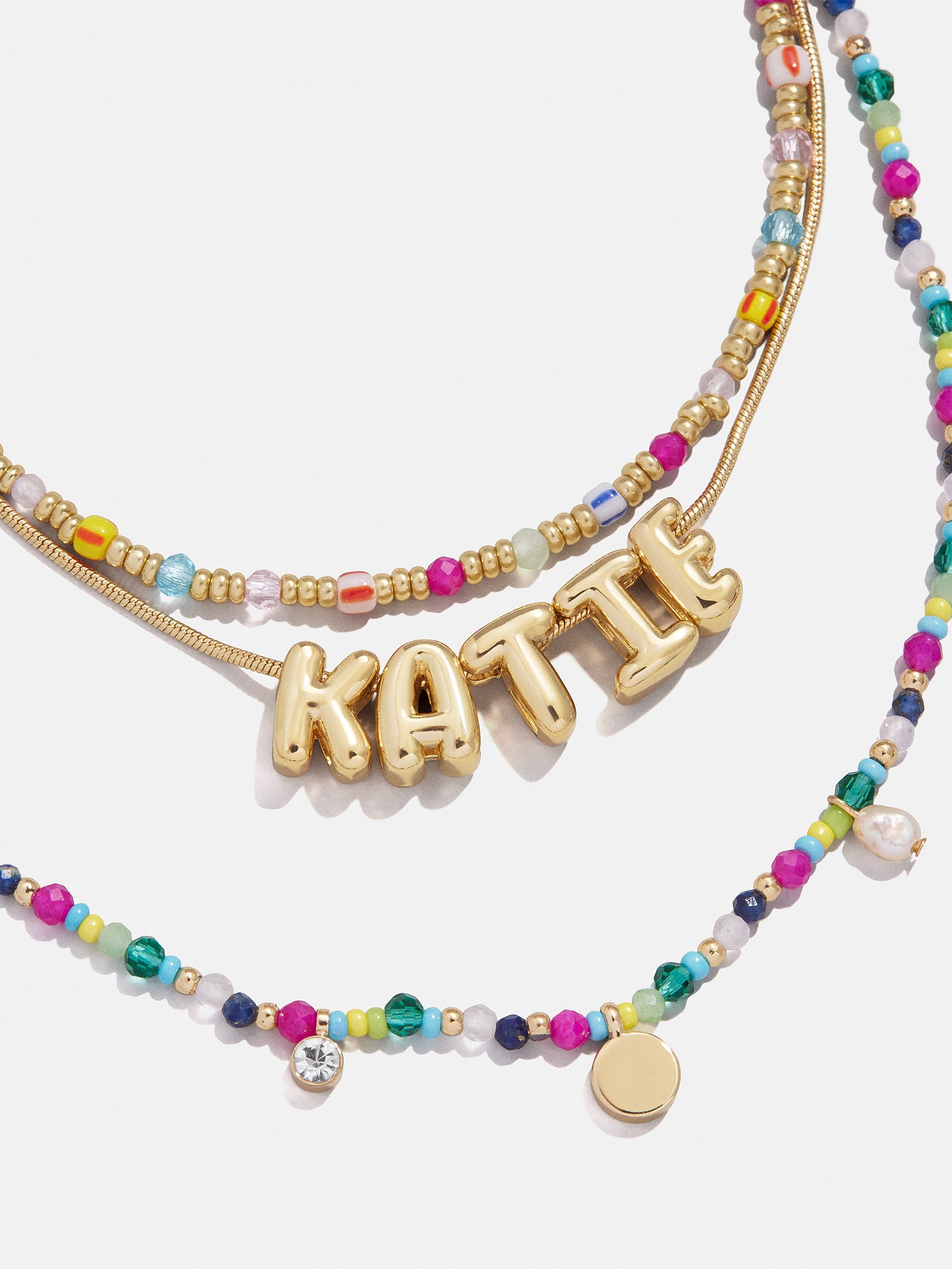 Rowan Semi-Precious Custom Layered Necklace - St. Tropez - Image 4