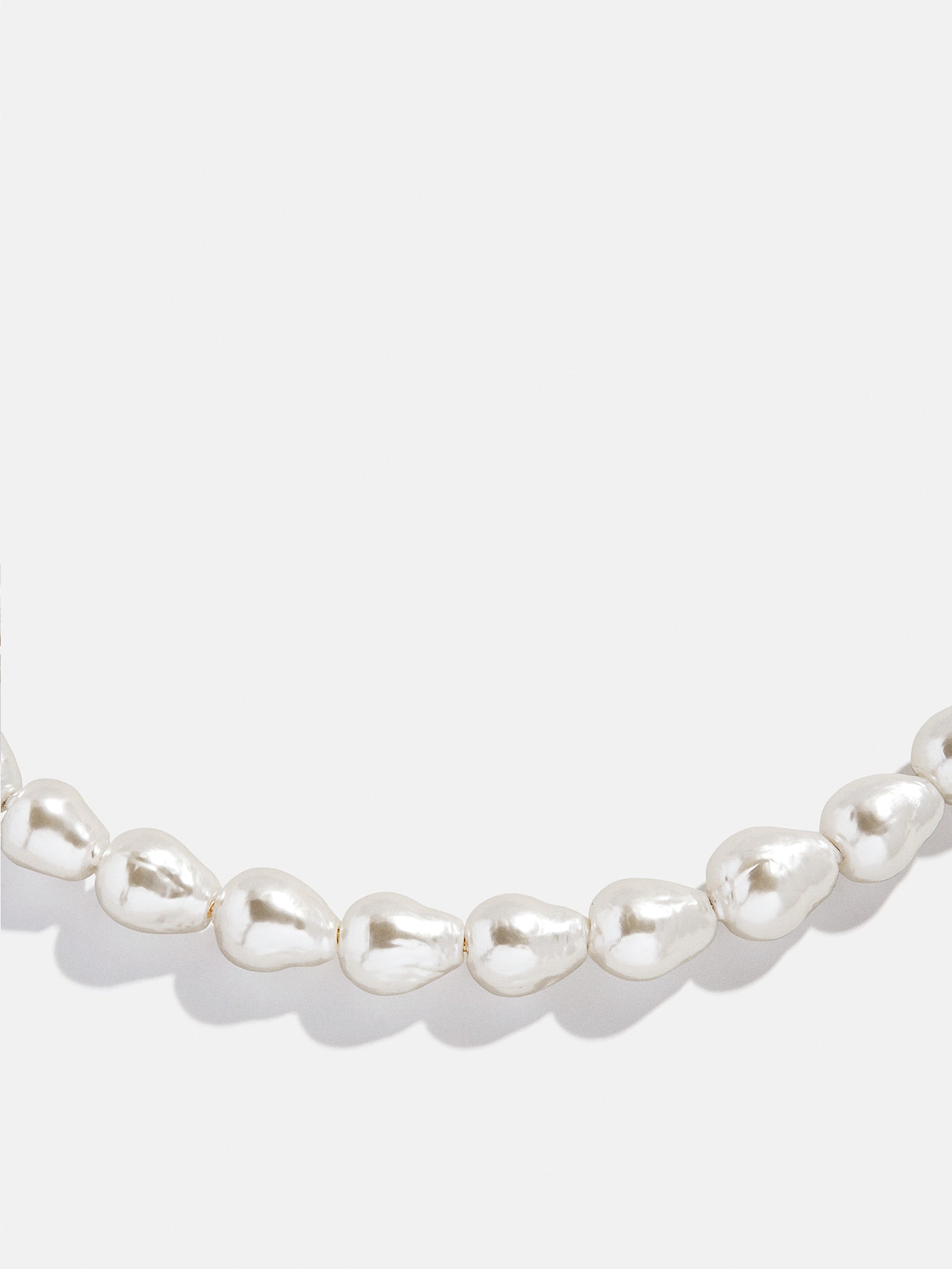 Ondine Pearl Collar Necklace - White - Image 4