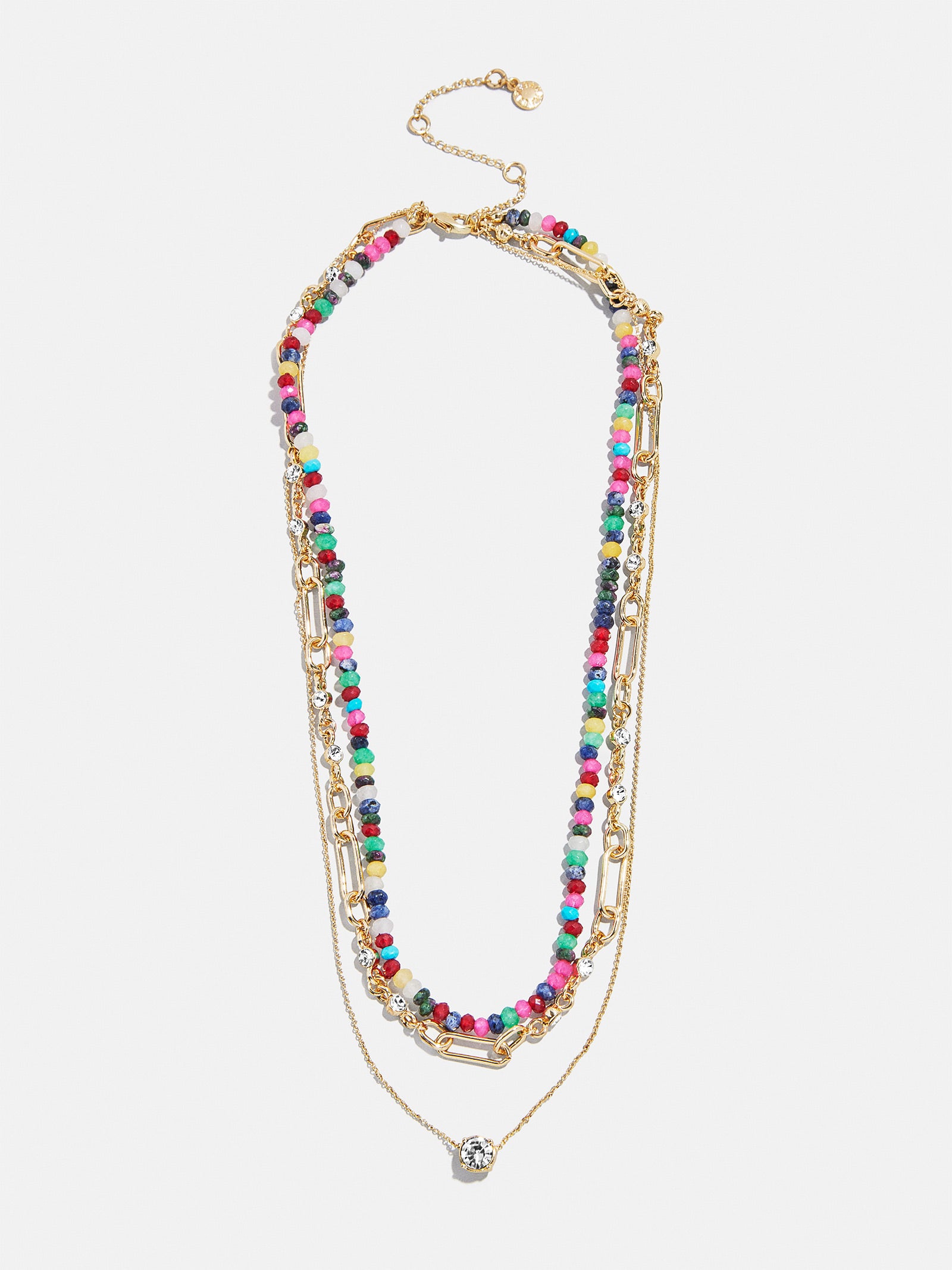 Portia Layered Necklace - Gold/Multi - Image 4