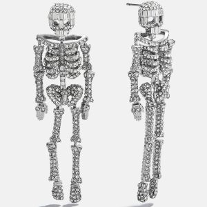Drop Dead Hottie Earrings - Silver