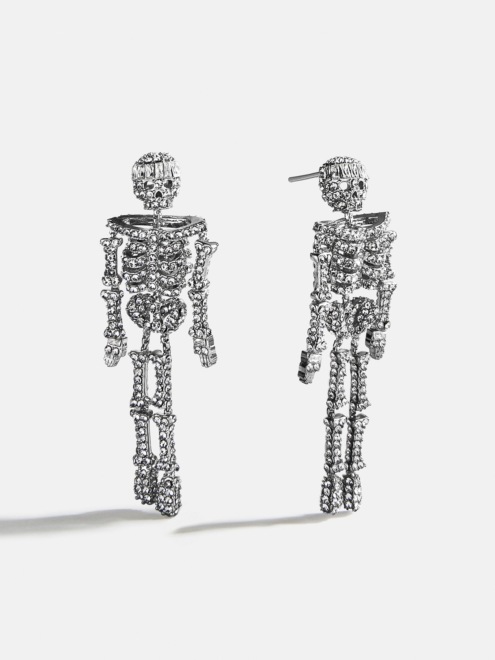 Drop Dead Hottie Earrings - Mini Silver