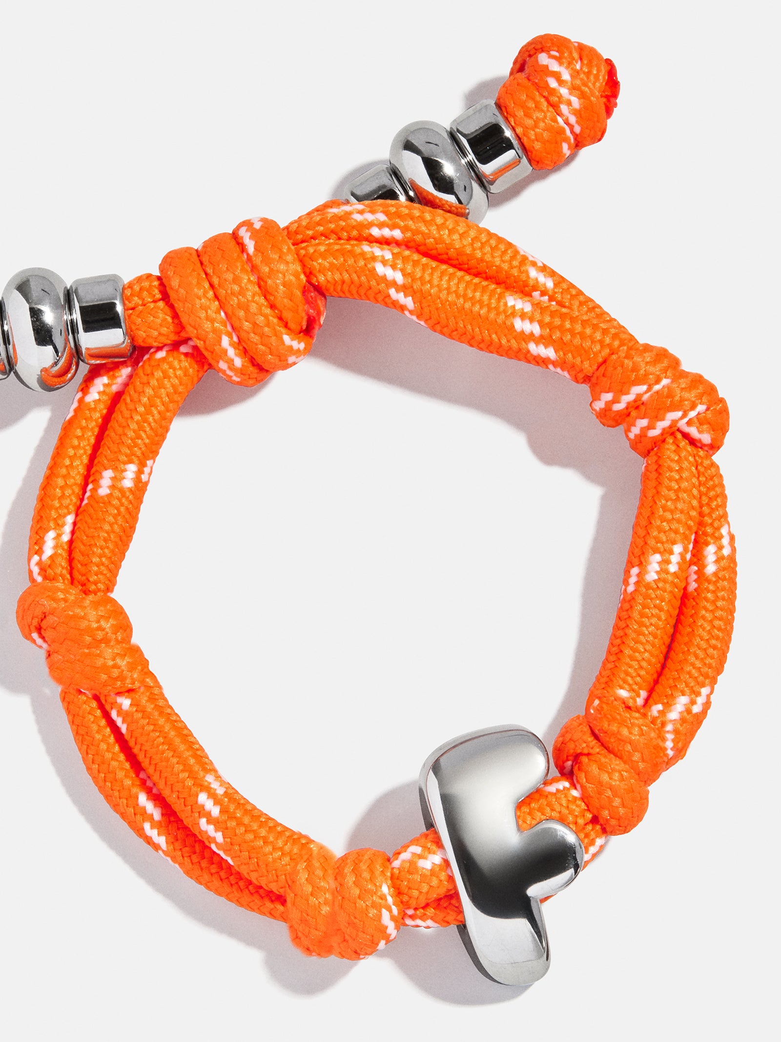 Knotty Initial Bracelet - Tangerine - Image 6