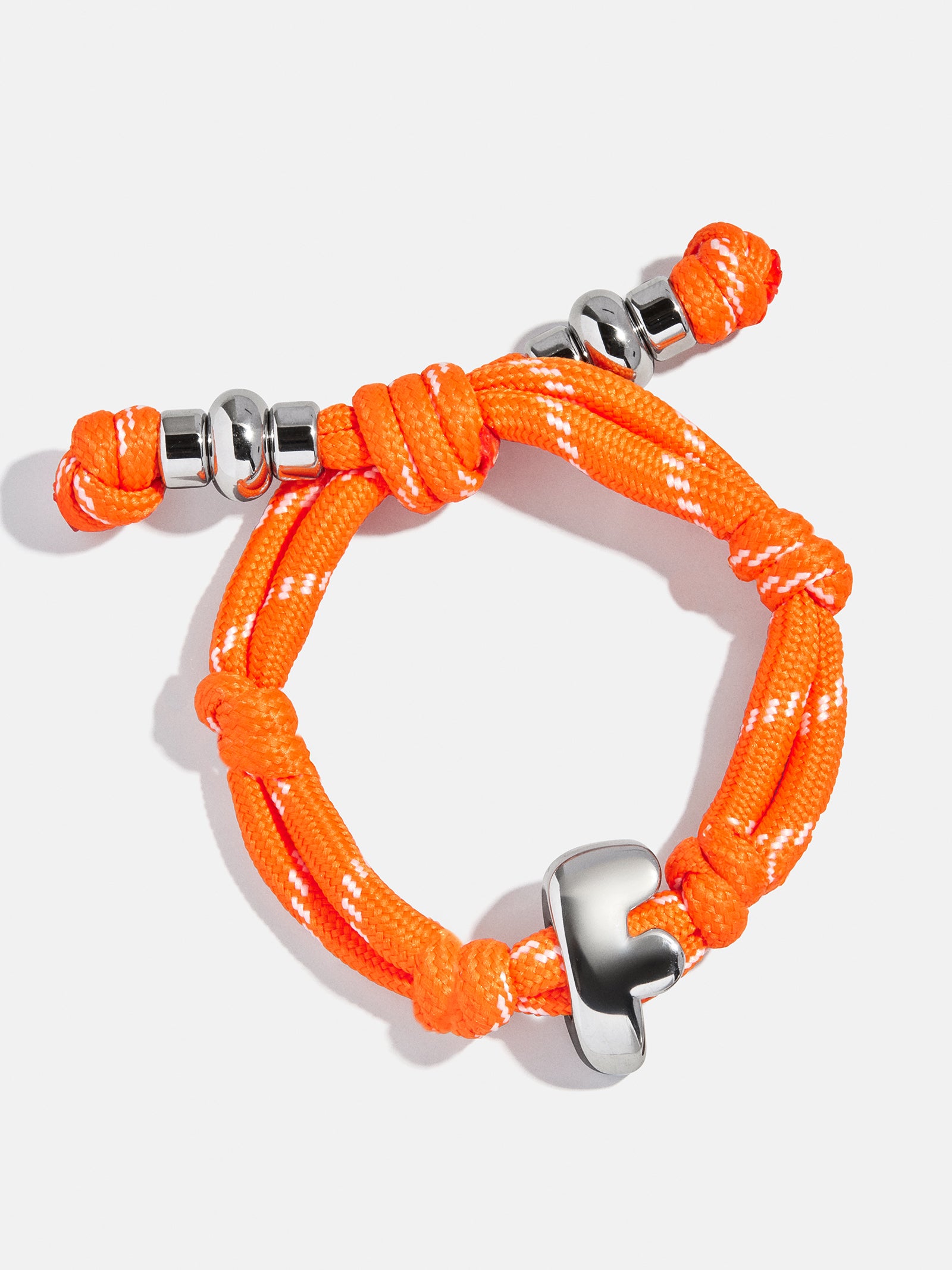 Knotty Initial Bracelet - Tangerine - Image 8