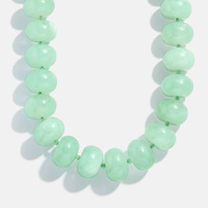 Joan Semi-Precious Necklace - Green Jade