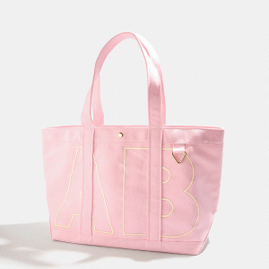 Custom Alpha Tote - Soft Pink