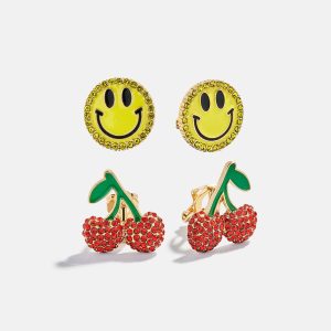 Cherry On Top Kids' Clip-On Earring Set - Cherry On Top