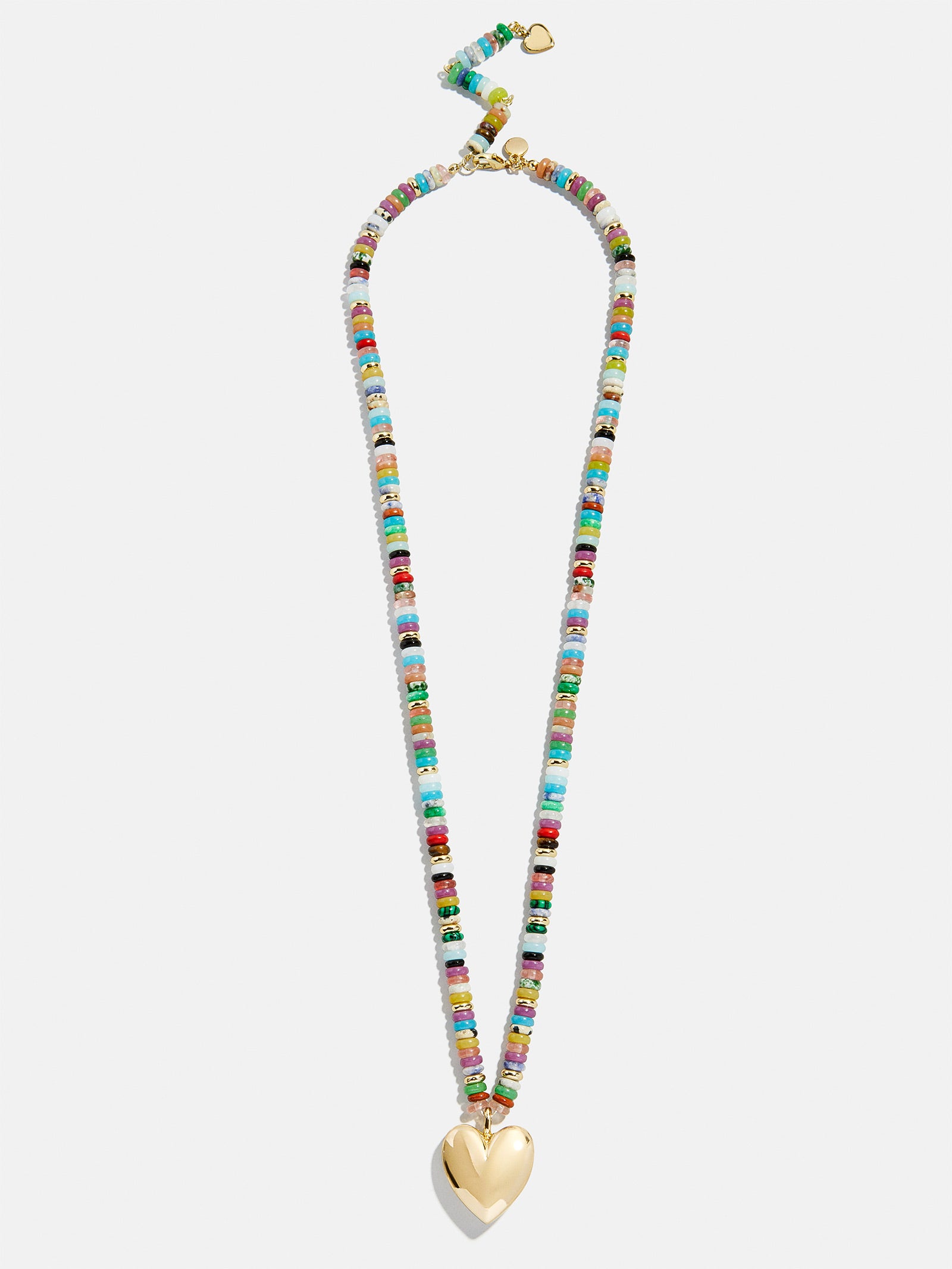 Millie Bubble Heart Necklace - Gold/Multi - Image 3