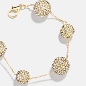 Blair Pearl Bracelet - Gold/Pav??
