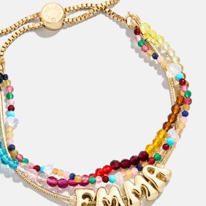 Rowan Semi-Precious Custom Layered Bracelet - Lisbon