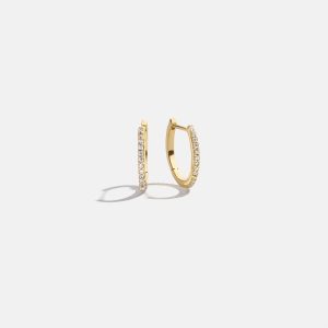 Niata 18K Gold Earrings - 14MM