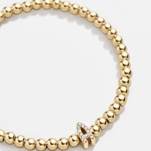 Initial Pisa Bracelet - Pav?? Vertical