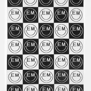 All Smiles Custom Blanket - Black/White