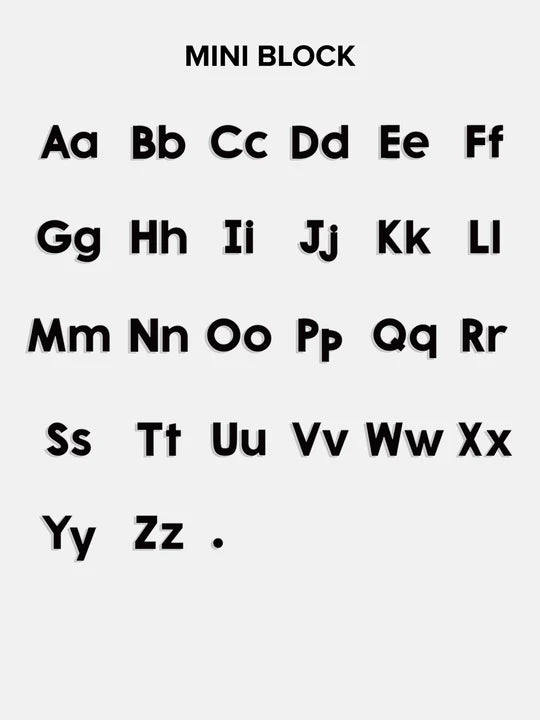 Billie 18K Gold Tennis Custom Nameplate Necklace - Mini Block - Image 5