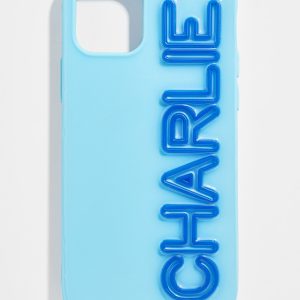 Fine Line Custom iPhone Case - Light Blue/Cobalt