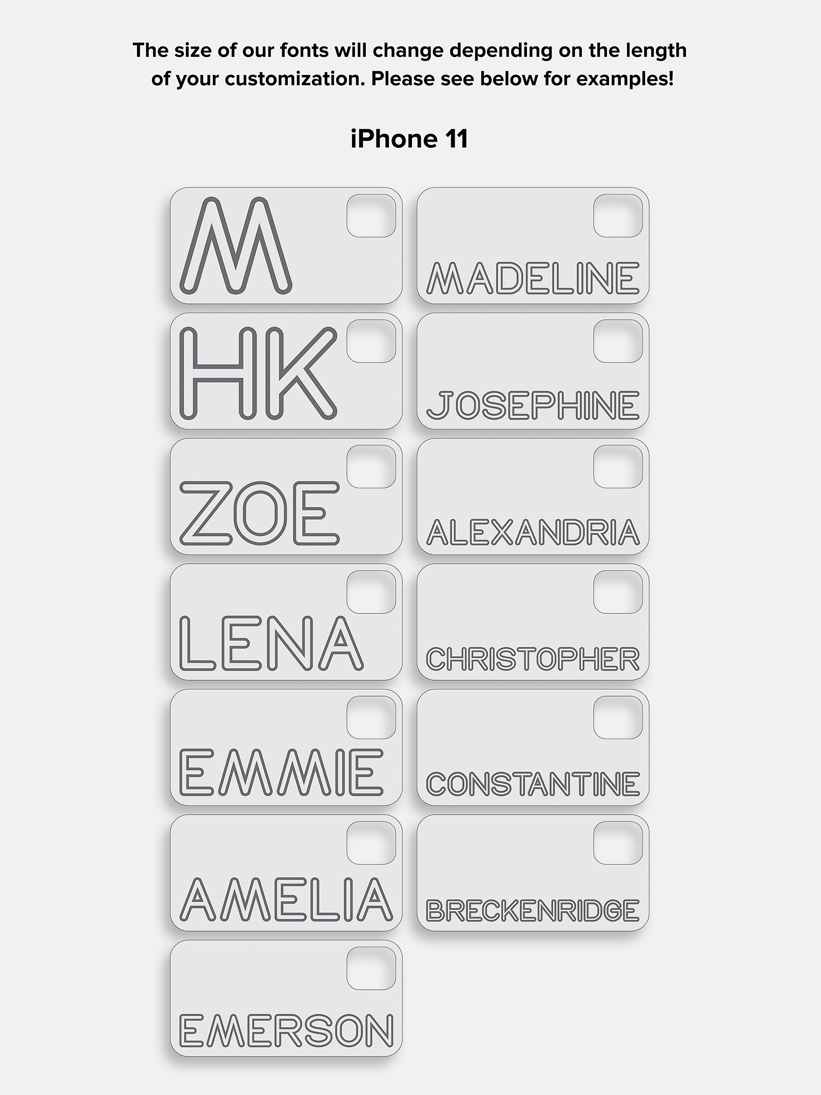 Fine Line Custom iPhone Case - Brown/Dark Brown - Image 7