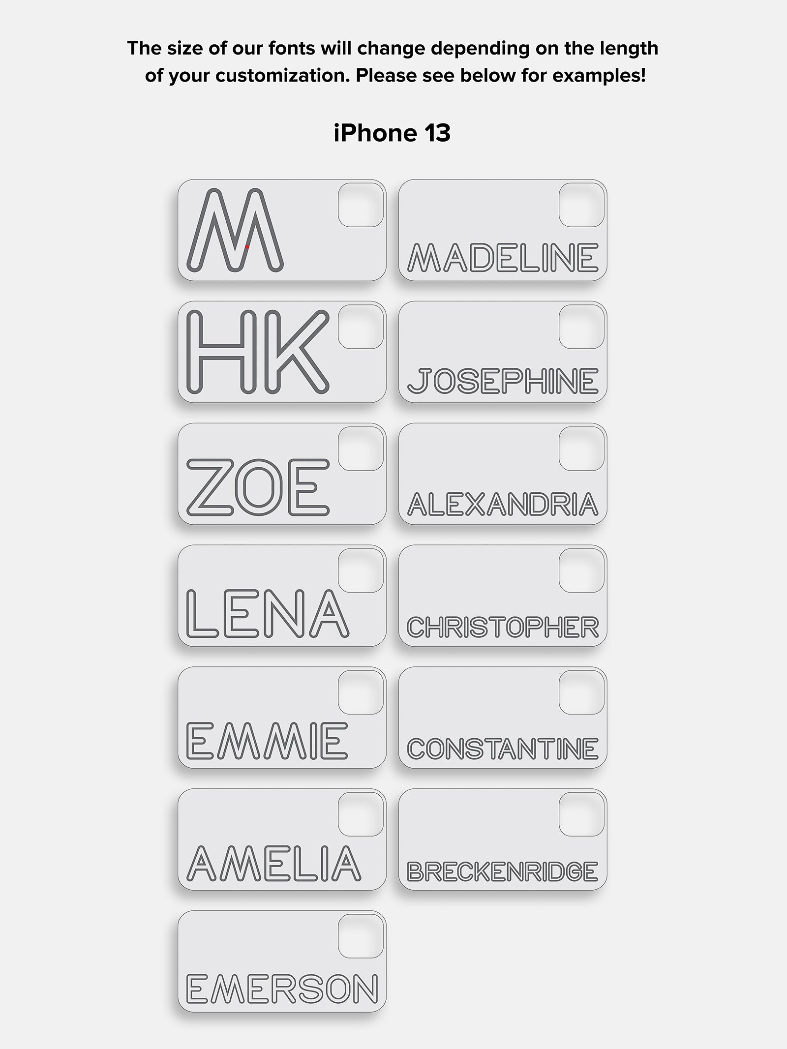 Fine Line Custom iPhone Case - Lavender - Image 14