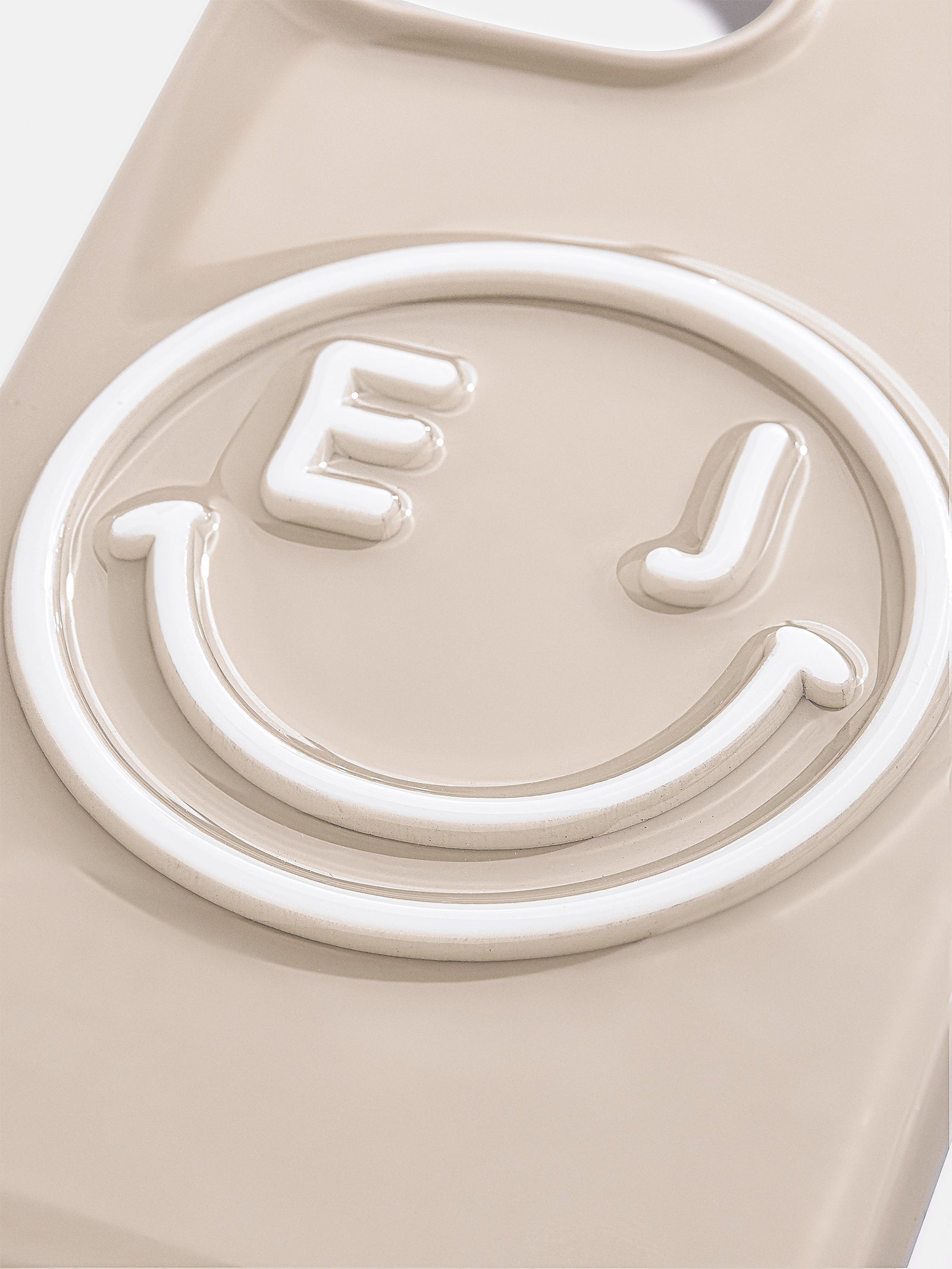 All Smiles Custom iPhone Case - Beige/White - Image 2