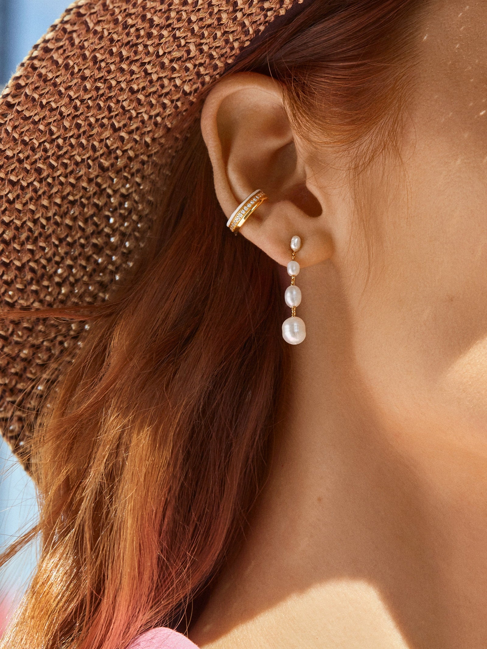 Francesca Earrings - White - Image 2