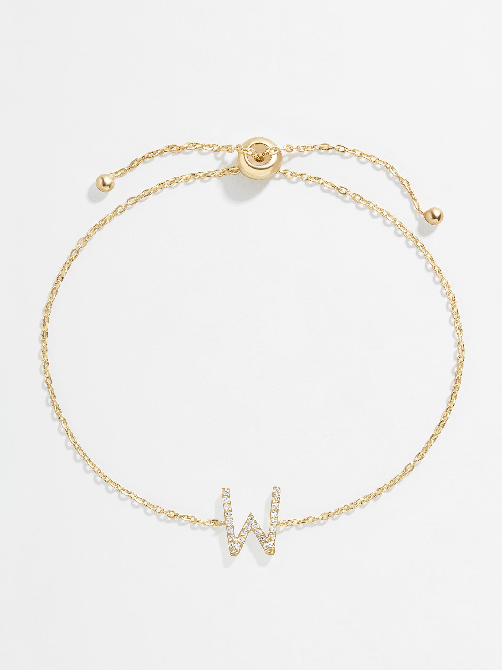 14K Gold & Diamond Initial Bracelet - Gold/Pav?? - Image 26