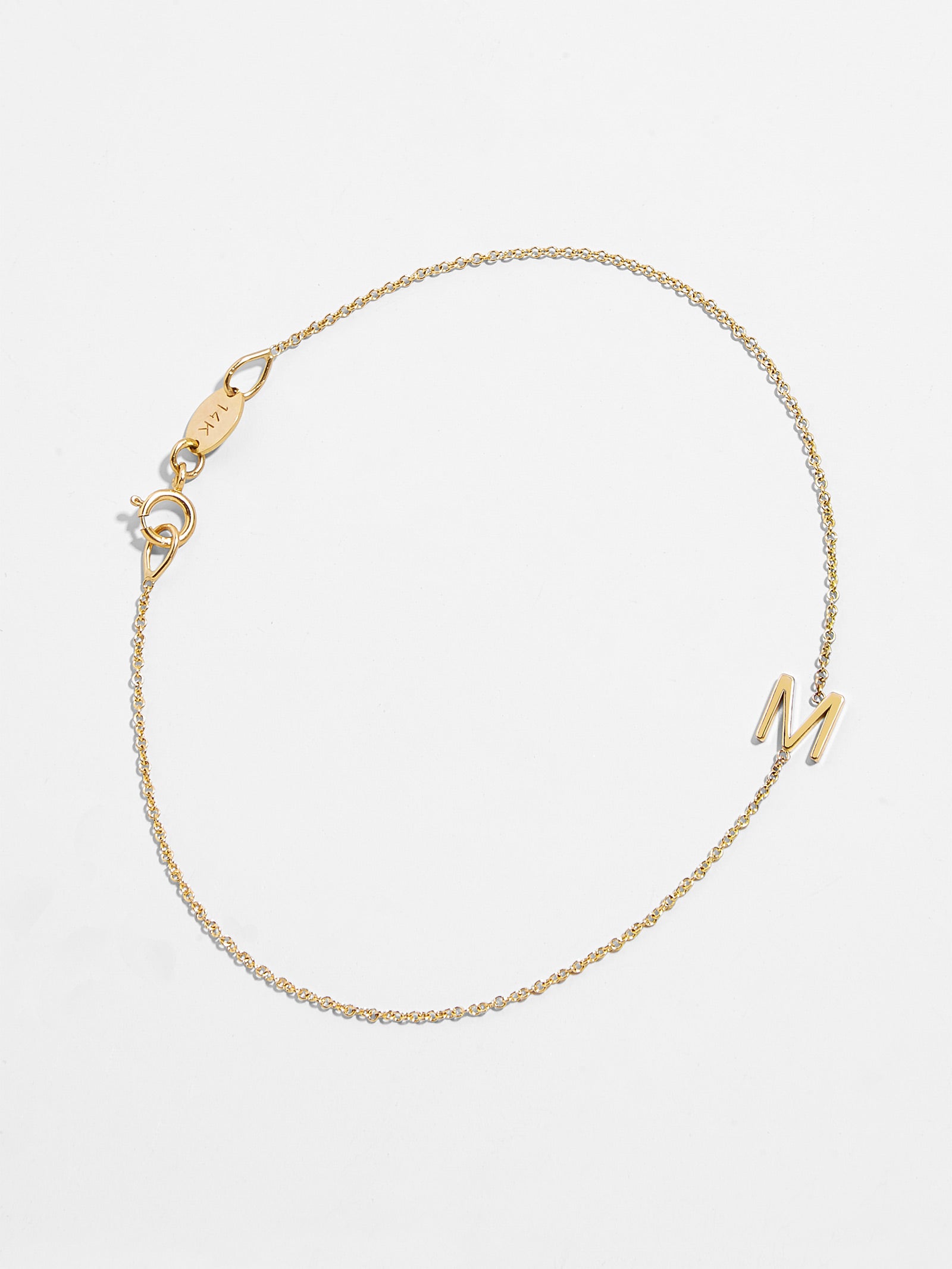 Maya Brenner Mini Letter Bracelet - Image 3