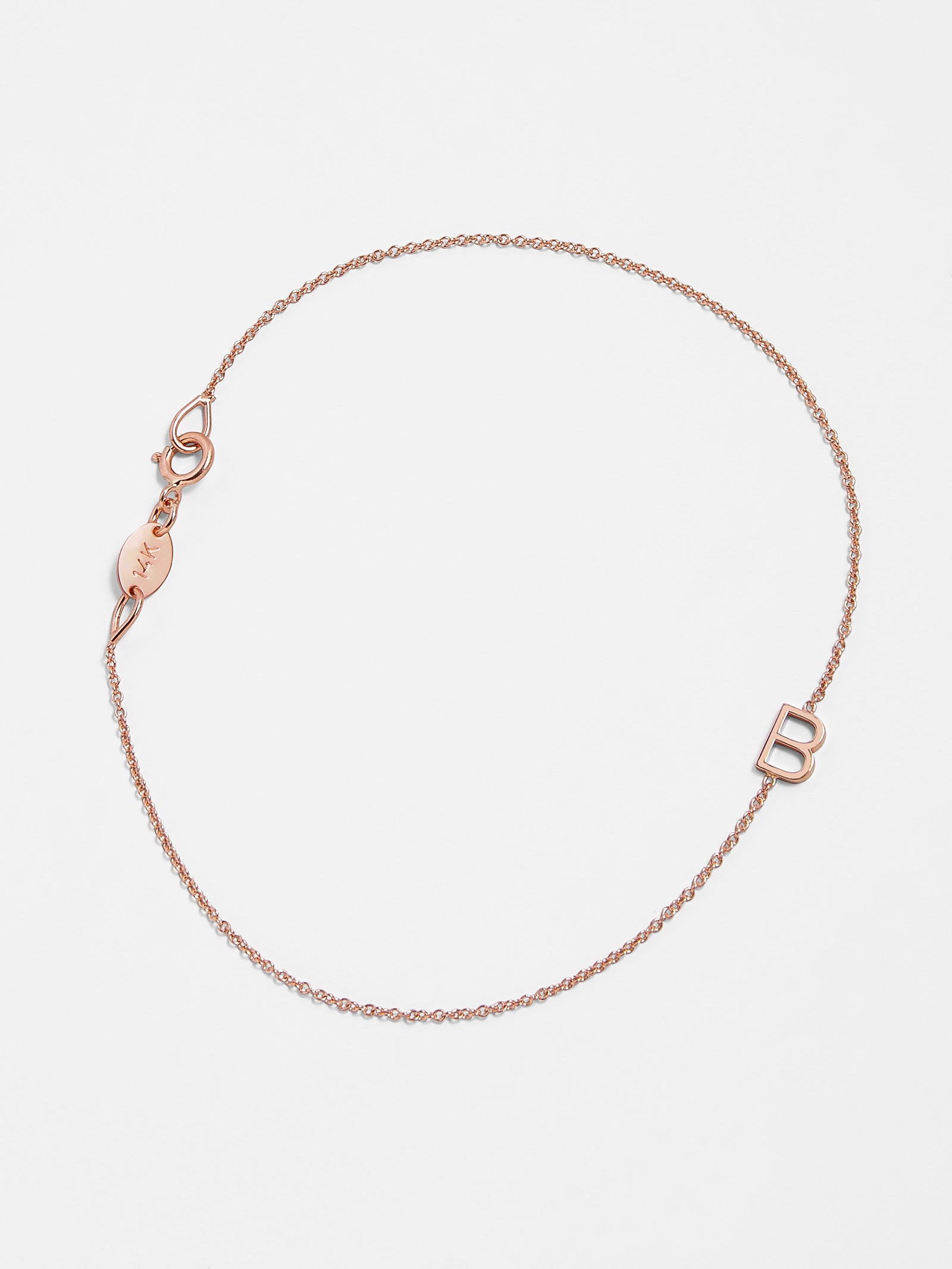 Maya Brenner Mini Letter Bracelet - Image 7