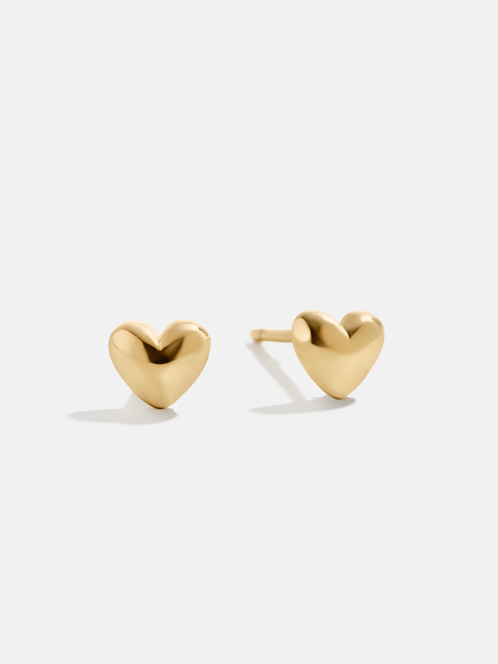 Adrianna 18K Gold Earrings - Pav?? Heart - Image 3