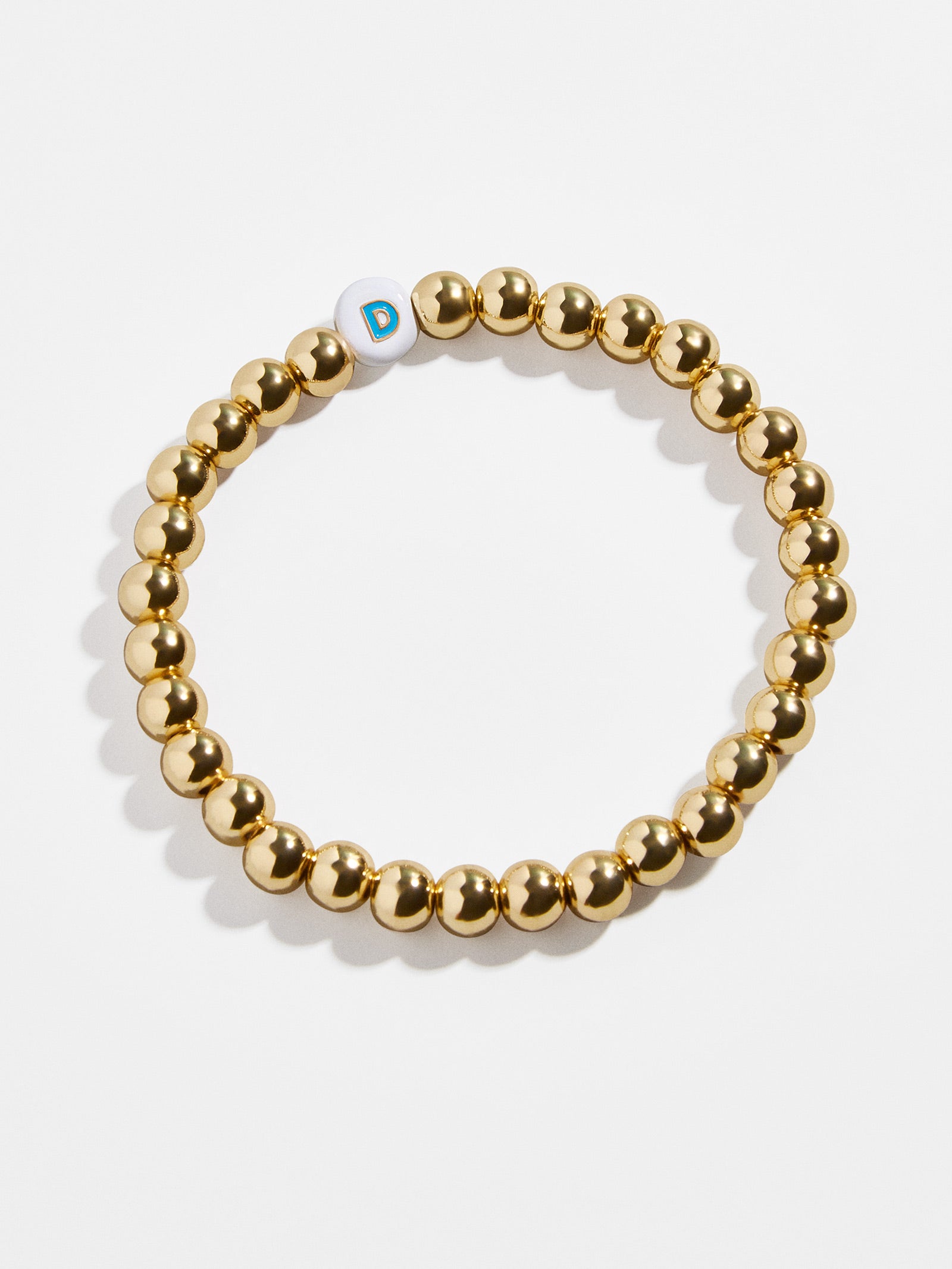 Initial Pisa Beaded Bracelet - White - Image 5