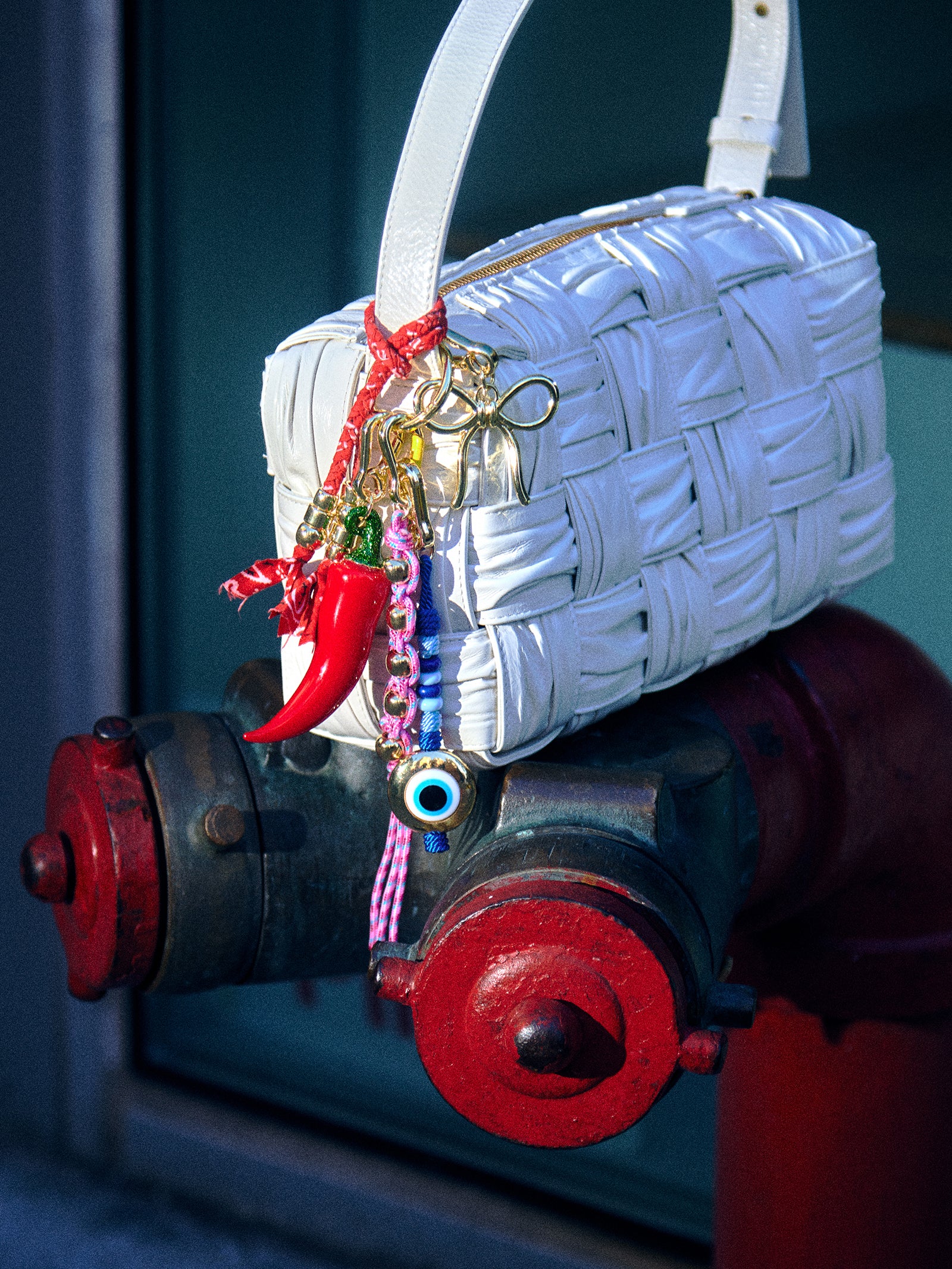 Eyes Off Envy Bag Charm - Blue - Image 2