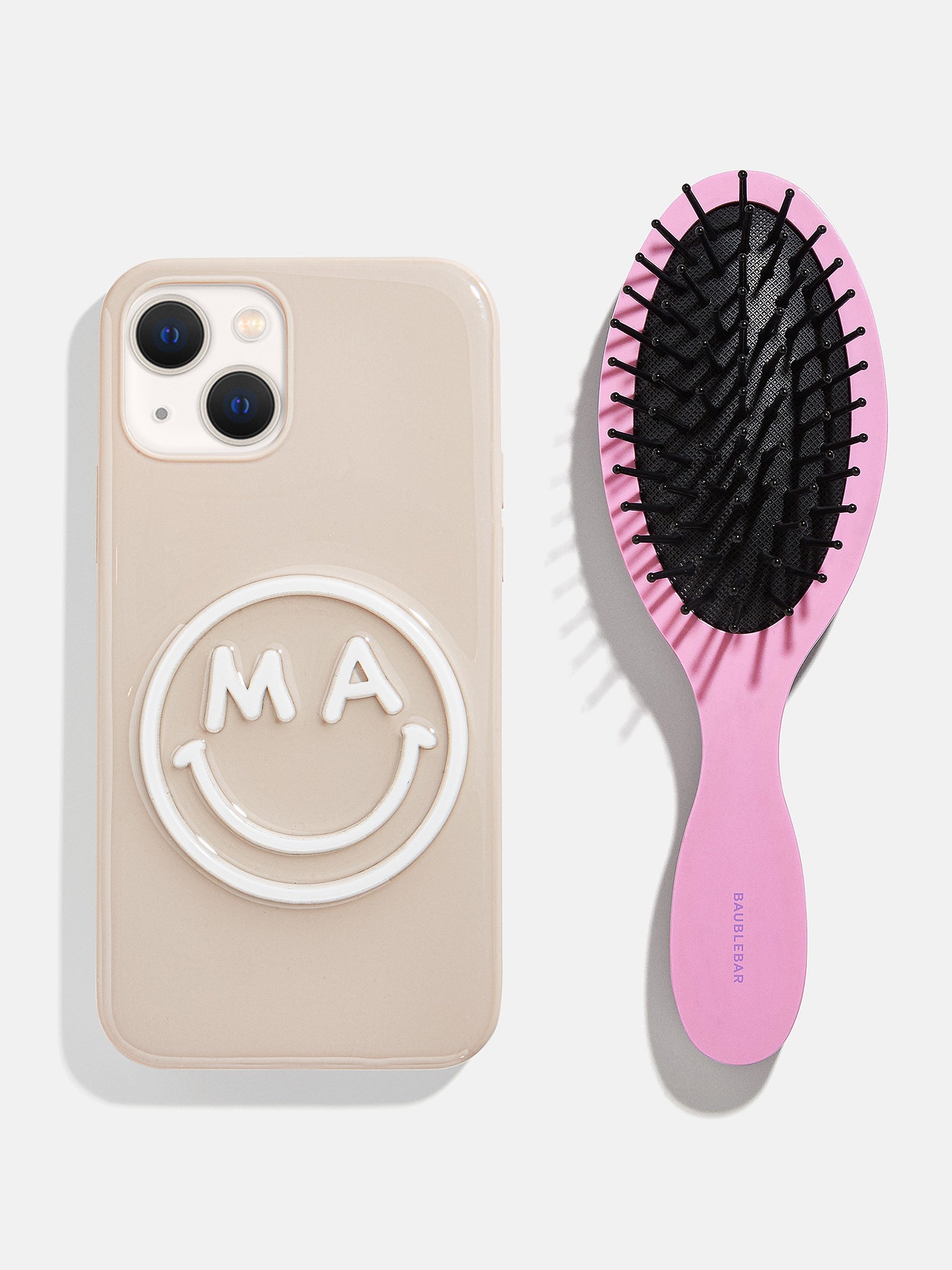 Mini Fine Line Custom Hair Brush - Pale Blue/Cobalt Blue - Image 5