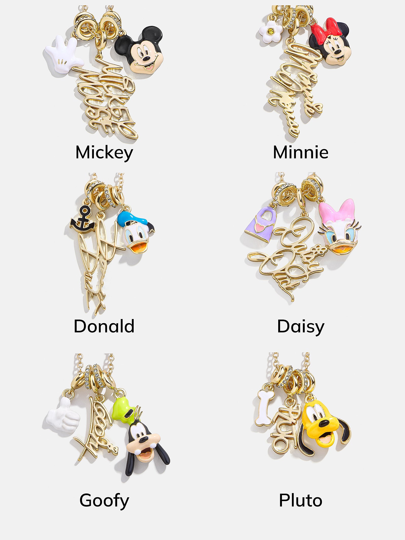 Disney Goofy Cluster Charm Necklace - Goofy - Image 6