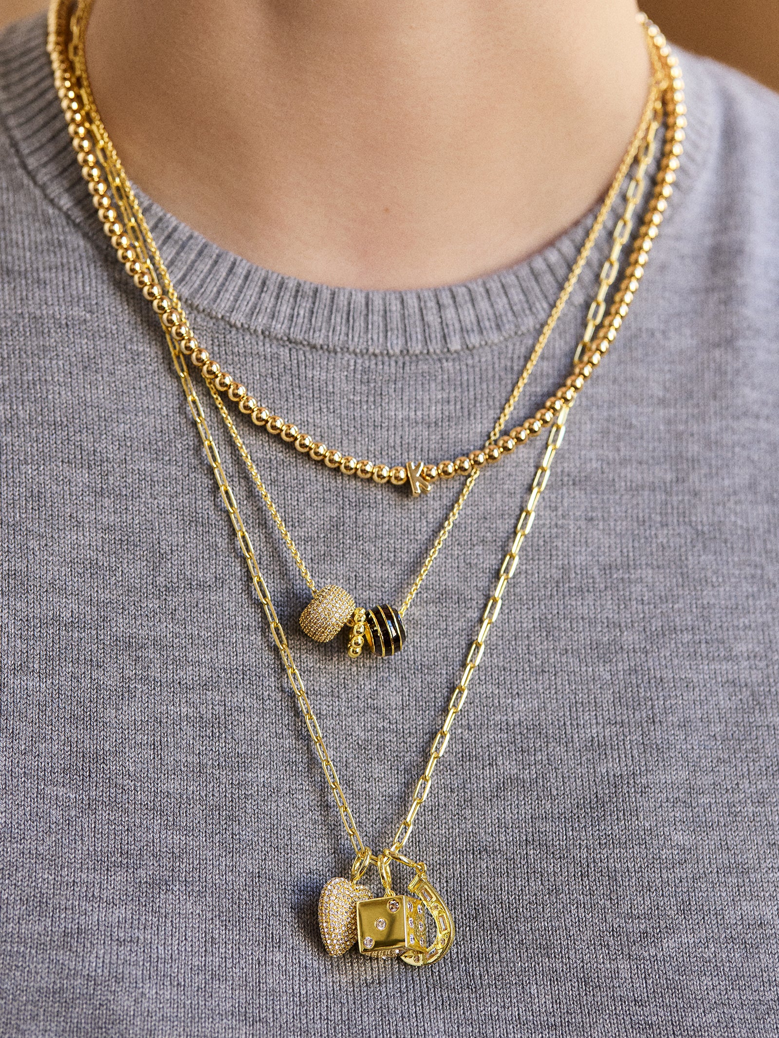 Luck Cluster Charm - Horseshoe - Image 3