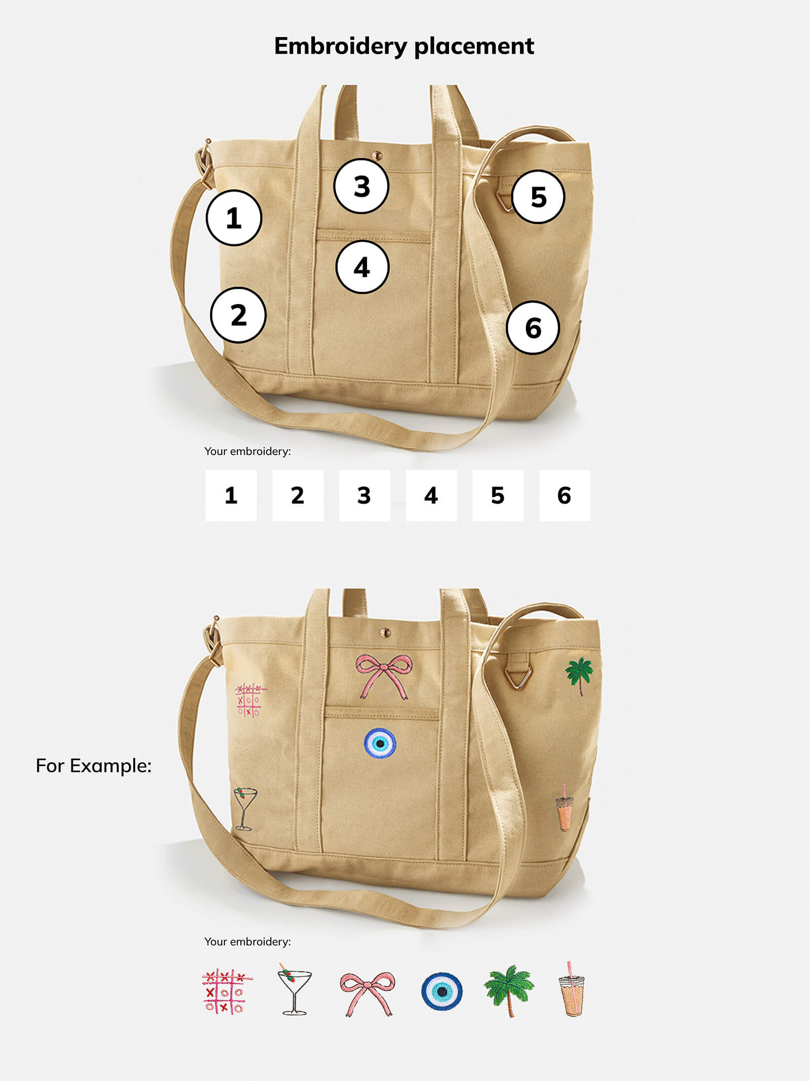 Large Custom Icon Tote - Large - Image 23