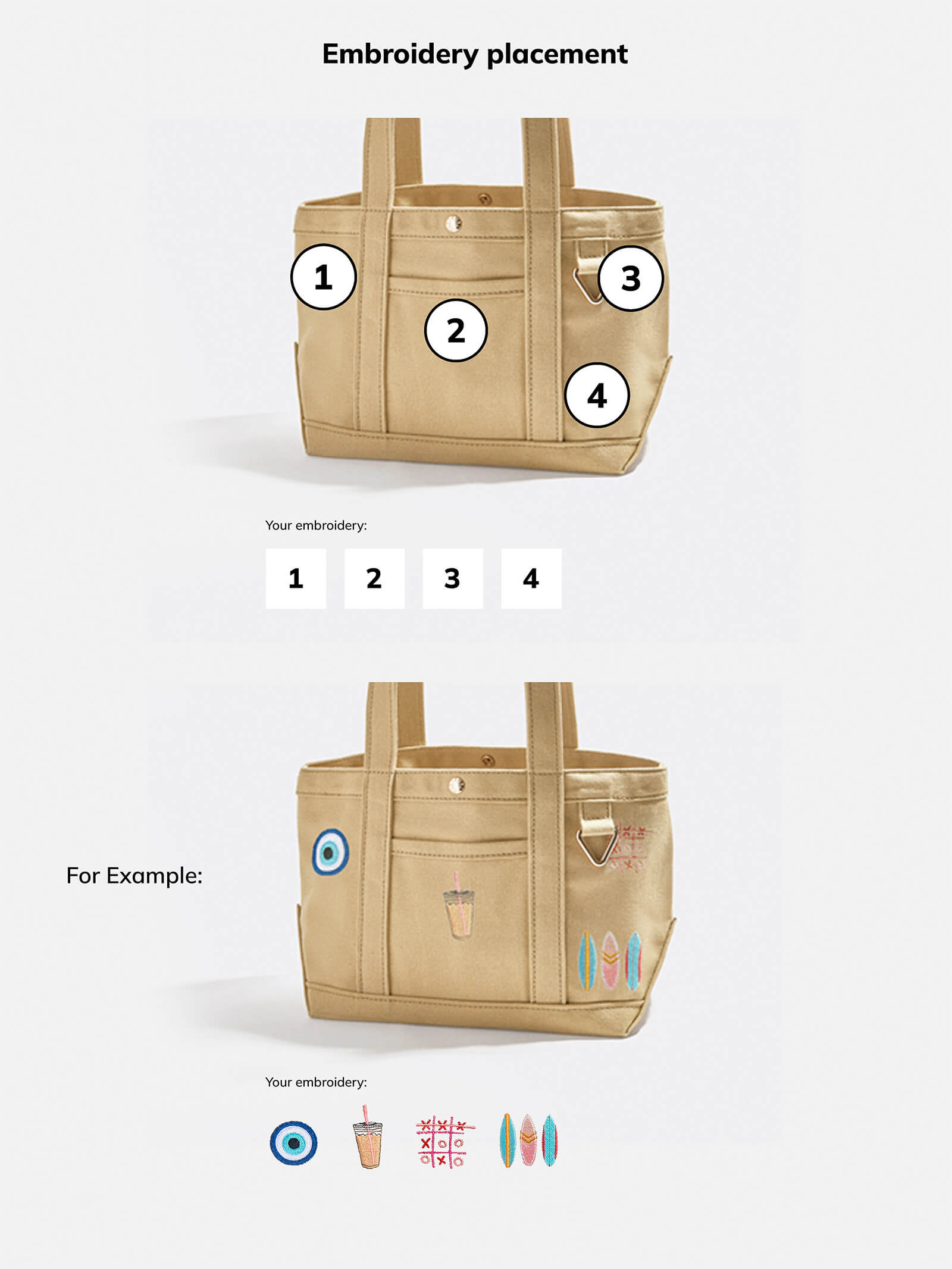 Small Custom Icon Tote - Small - Image 22