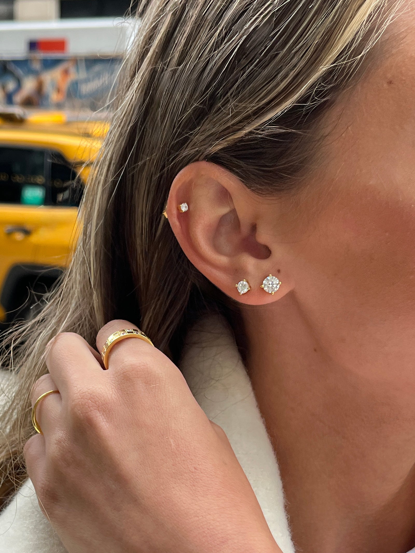 Debra 18K Gold Earring Set - Debra Earring Set - Image 2