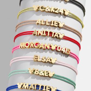 Disney Mickey Mouse Custom Cord Bracelet - Red