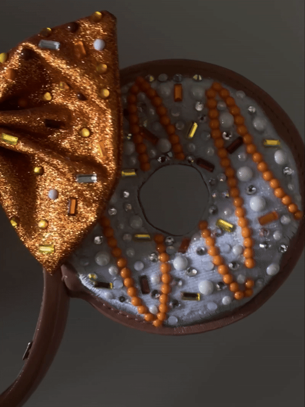 Minnie Mouse Disney Donut Ears Headband - Minnie Mouse Donut Ears - Image 3