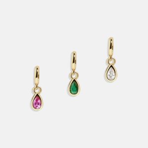 Birthstone Cluster Charm - Rose