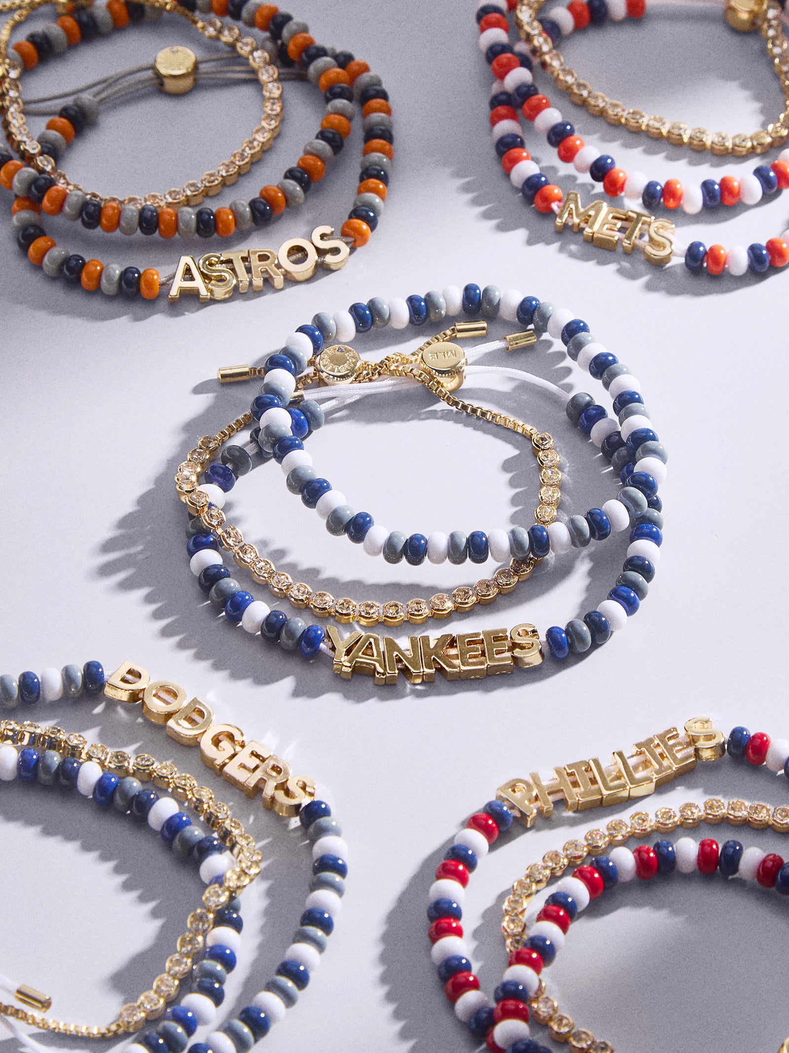 WEAR By Erin Andrews x BaubleBar New York Yankees Bracelet Set - New York Yankees