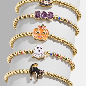 Trick-Or-Treat Kids' Pisa Bracelet Set - All Hallows' Hue