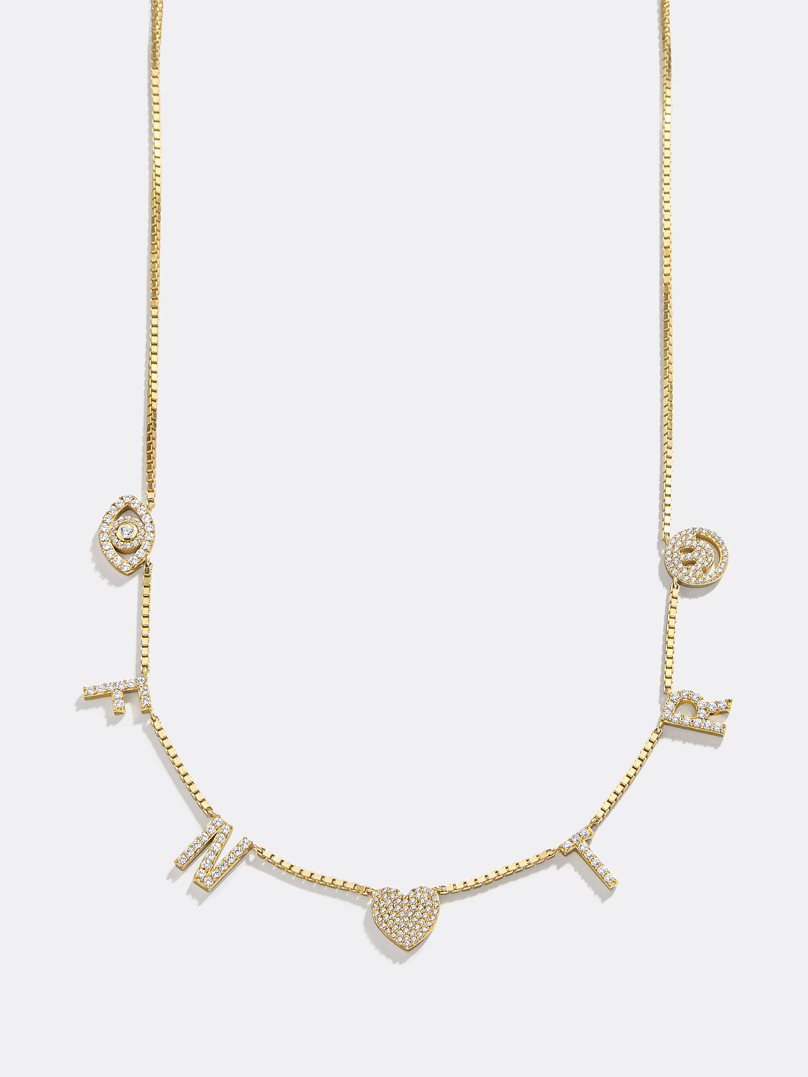 18K Gold Custom Icon Necklace - 18K Gold
