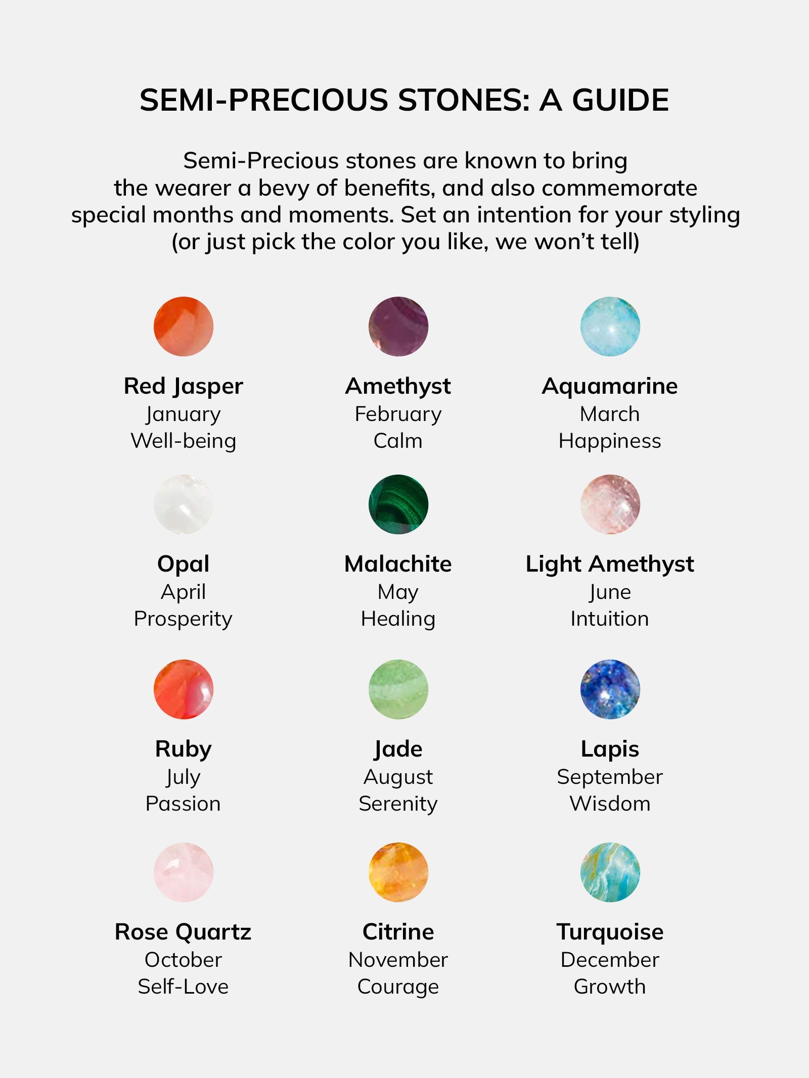 Semi-Precious Birthstone Pisa Bracelet - Crystal - Image 5